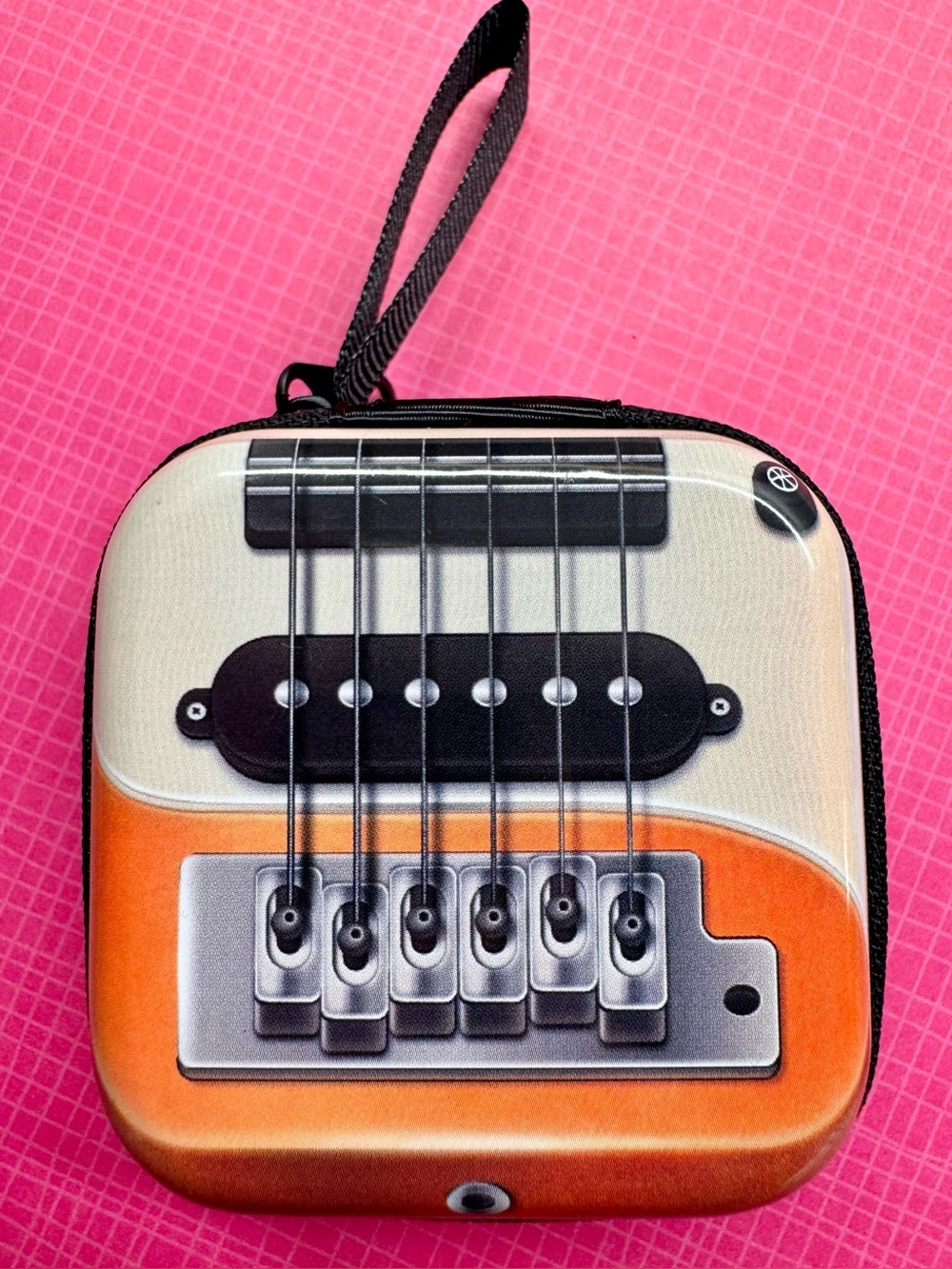 New Electric Guitar Music Theme AirPod, Earbuds Case Holder Coin Purse - 2.75” - Picture 4 of 5